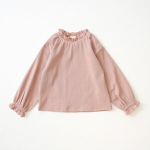<10%OFF>2025秋冬【Little s.t.by s.t.closet/リトルエスティー】スタンドカラー Tシャツ≪80cm 90cm 100cm 110cm 120cm 130cm 140cm≫子供服 キッズ 女の子 女児 子ども かわいい おしゃれ お出かけ 新作 秋服