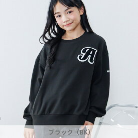 クーポンでさらに10％OFF！＜40％OFF＞2025秋冬t【algy/アルジー】サガラロゴ トレーナー≪130cm 140cm 150cm 160cm≫子供服 キッズ 女の子 女児 子ども ジュニア 通学 Tシャツ 長袖 裏毛 小学生 中学生 新作　秋服