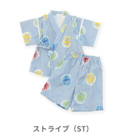 ＜40％OFF＞2025夏【ampersand/アンパサンド】ちゃきちゃき 甚平_日本製≪80cm 90cm 100cm 110cm 120cm 130cm 140cm≫上下セット 浴衣 きもの 子供 子ども 男の子 女の子 お祭り 夏祭り 花火大会 キッズ ジュニア