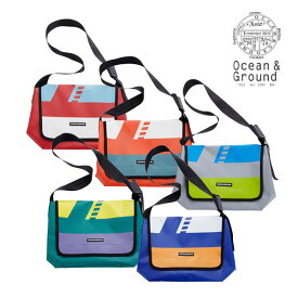 定番t【Ocean＆Ground/オーシャンアンドグラウンド】MESSENGER ショルダープールBAG/水着バッグ/ビーチバッグ≪Fサイズ≫　オーシャン＆グラウンド