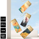 ＼定価から50%OFF／日傘 折りたたみ 完全遮光 晴雨兼用 軽量 コンパクト 6本骨 ひんやりケース 【中】レディース スタイリッシュ 絵画 半額