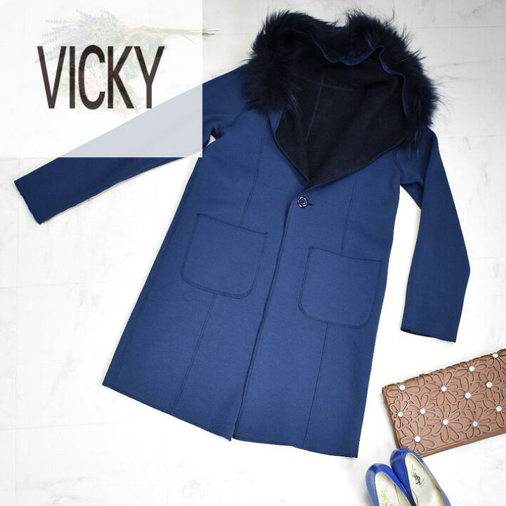 楽天市場】＼LINEお友達クーポン17％OFF／VICKY ロングコート 2304 