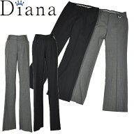 ビジネス パンツ 単品 リクルート 就活 スラックス Diana 21354 ピンストライプ レディース ビジネス グ…