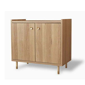 ヴァロ 80キャビネット ドア 日本製 完成品 幅80cm サイドボード リビングボード 収納 コンパクト 真鍮 北欧 韓国インテリア モダン シンプル おしゃれ 扉付き 可動棚 お掃除ロボットOK 脚付き アジャスター付