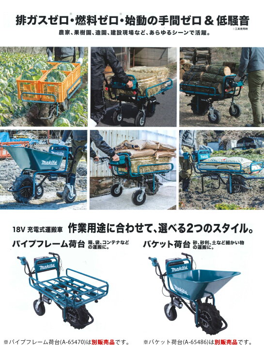 楽天市場 マキタ 充電式運搬車 本体のみ Cu180dzn バッテリ 充電器なし 運搬 車 重量 物 電動 充電式 カゴ バケット 荷台 台車 石材 農機具 最安値挑戦 通販 おすすめ 人気 価格 安い 三河機工 カイノス 楽天市場店