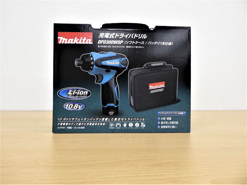 マキタ 充電式ドライバドリル 10.8V ソフトケース付 バッテリ・充電器 ＜DF030DWSP＞ 通販