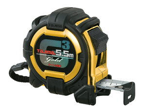 タジマ(TJM) G3ゴールドロック-25 5.5m <G3GL25-55BL>メートル目盛 【コンベックス メジャー スケール 7.5m convex 工具 セール ステンレス 限定 2m 5.5m 3m マグネット 5m 計測 おしゃれ 距離 剛厚】
