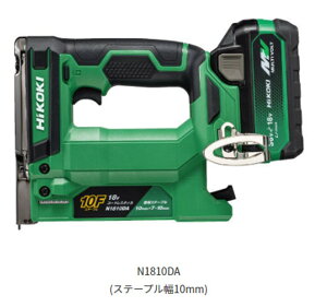 HiKOKI �n�C�R�[�L�@�R�[�h���X�^�b�J�@ 18V ��10mm �@��N1810DA (XPZ)���@ �o�b�e���[�E�[�d��E�P�[�X�t��