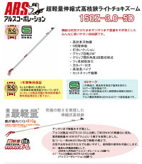 楽天市場 アルス 超軽量伸縮式高枝鋏ライトチョキズーム 150z 3 0 5d 150z3 05d 150z 3 0 5d Ars 高枝切りバサミ 高枝切り鋏 たかえだはさみ たかえだきりばさみ 最安値挑戦 激安 通販 おすすめ 人気 価格 安い 女性 高い 木 樹 枝 剪定 切る 三河機工