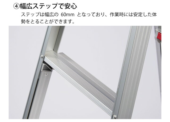 楽天市場】ハセガワ 脚部伸縮式専用脚立 10段 10尺 RYZ型 ＜RYZ-30c 