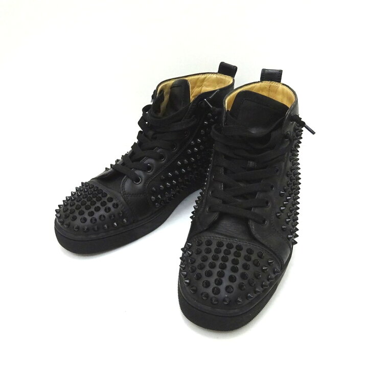 楽天市場】クリスチャンルブタン ハイカットスニーカー LOUIS FLAT  