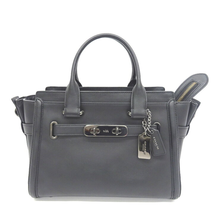 楽天市場】コーチ ハンドバッグ スワッガー27 55496 ブラック  