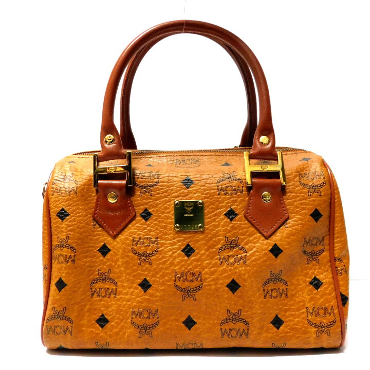 楽天市場】ミニボストンバッグ MCM ヴィセトス ブラウン【質みなみ 