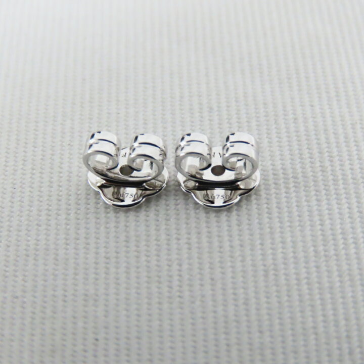 楽天市場】グラフ ピアス K18WG パヴェ バタフライ ダイヤモンド  