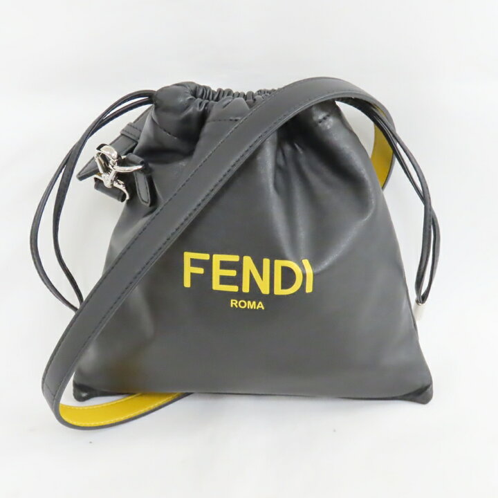 楽天市場】フェンディ スリムクラッチ ショルダーバッグ 巾着型 7VA510 