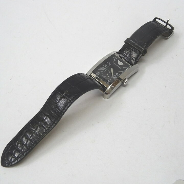 楽天市場】エンポリオ・アルマーニ 腕時計 レクタンギュラー AR-0143 