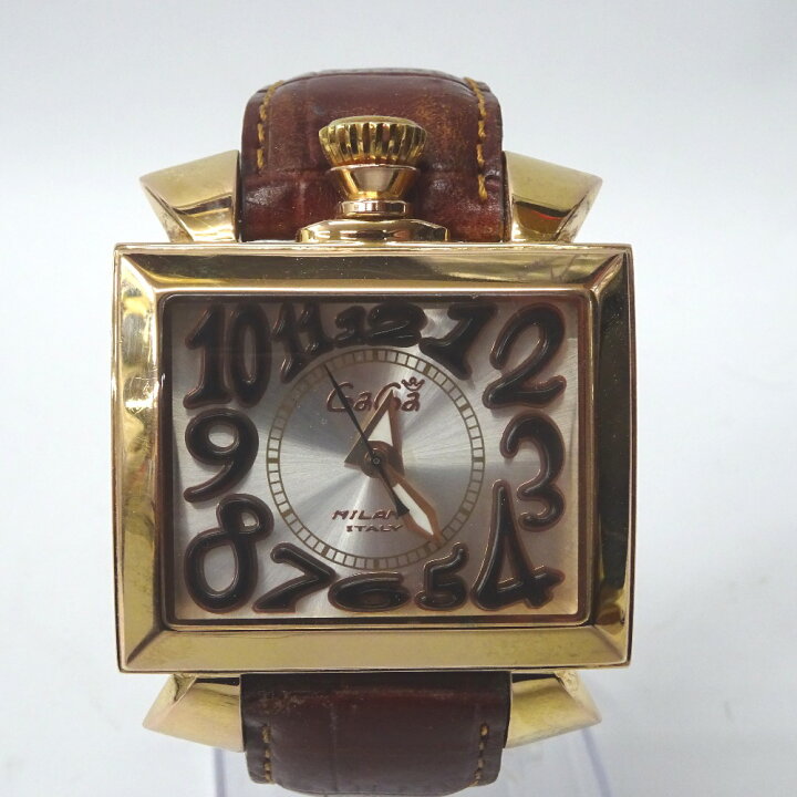 楽天市場】ガガ・ミラノ 腕時計 ナポレオーネ 46mm シルバー文字盤 