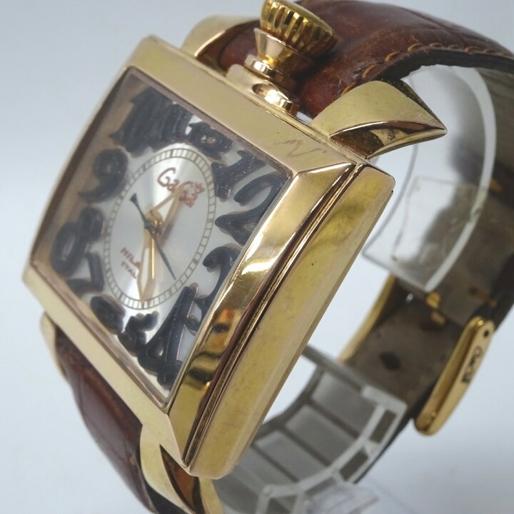 楽天市場】ガガ・ミラノ 腕時計 ナポレオーネ 46mm シルバー文字盤 