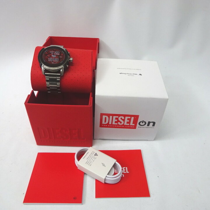 楽天市場】ディーゼル スマートウォッチ DIESEL GRIFFED ガンメタル  