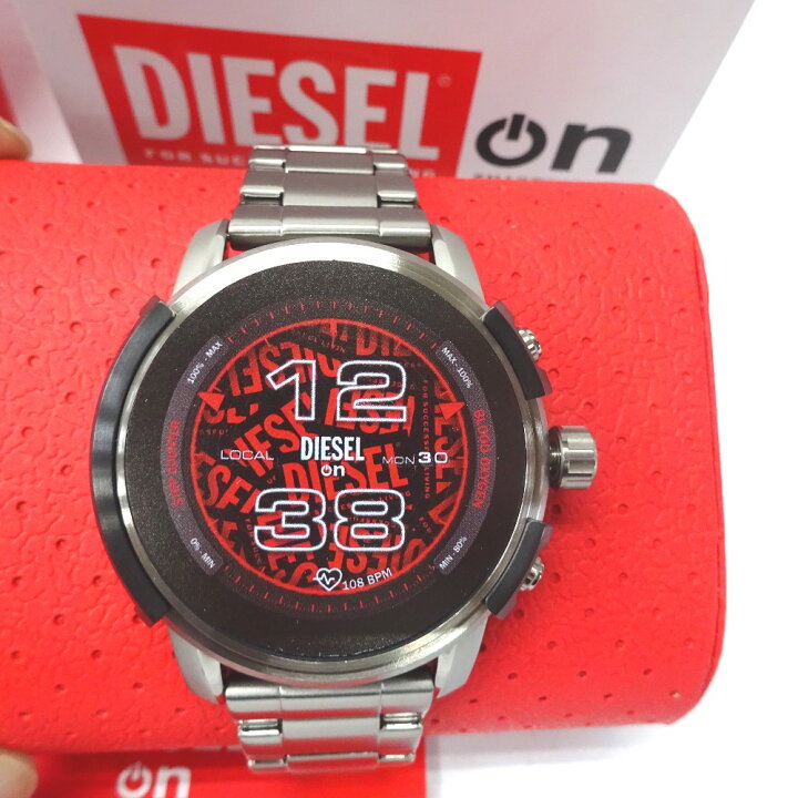楽天市場】ディーゼル スマートウォッチ DIESEL GRIFFED ガンメタル  