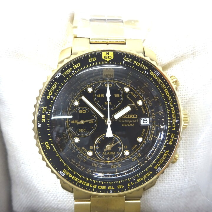 SEIKO 7T62-0EB0 クロノグラフ 640530 クォーツ パイロット 楽天市場 