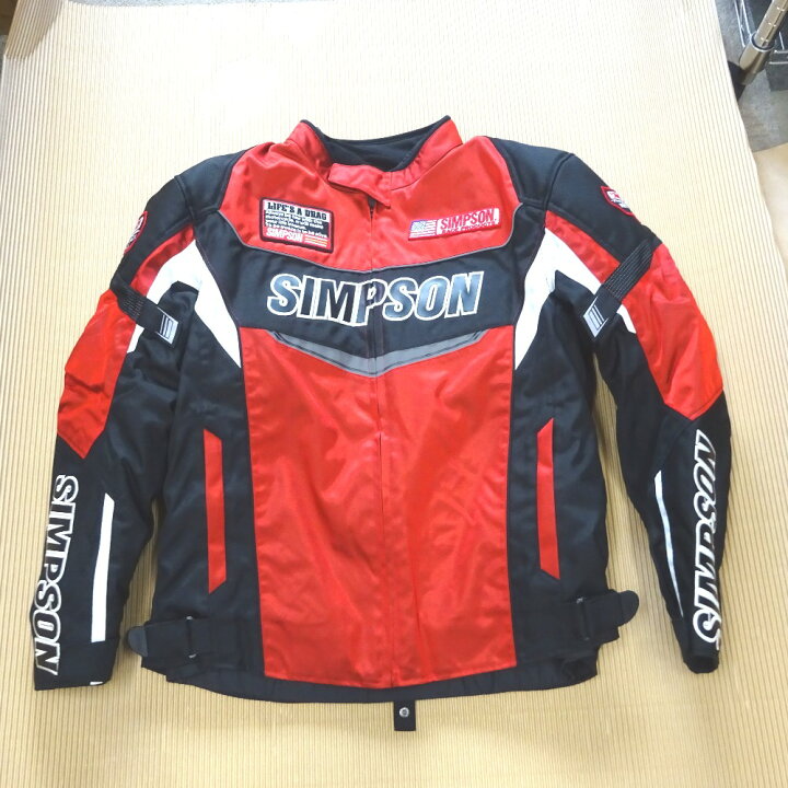楽天市場】シンプソン ライダースジャケット #3L 両肩 両肘 