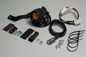 ミニモト モンキー125 LEDフォグランプ 12V10W イエロー右側