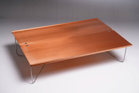 アルミ製コンパクトテーブル ソロツーリング用ローズゴールド