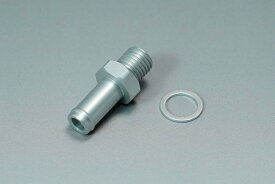 ミニモト ストレートニップルM10×φ8ホース用 シルバー【ポスト投函便】