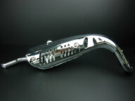 ミニモト モンキーTYPE Cノーマルマフラーφ28mmクロームメッキ