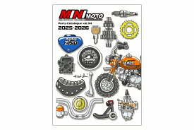 ミニモト総合パーツカタログ2025-2026 キーホルダーセット【ポスト投函便】