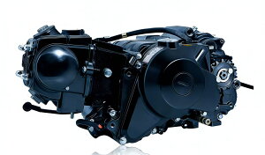 MINI Q �~�j Q 110cc�G���W�� ���[�^���~�b�V���� 4���M�@ �u���b�N