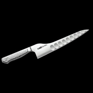 グレステン プロフェッショナルナイフステンレスハンドル 021TUMMプロティ21cm【送料無料/新潟の刃物/新潟の包丁/ディンプル/高級包丁/一流シェフ愛用/驚きの切れ味/トマトがきれいに切れ