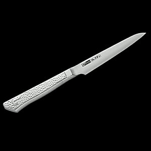 グレステン プロフェッショナルナイフステンレスハンドル 010WSMペティ10cm【送料無料/新潟の刃物/新潟の包丁/ディンプル/高級包丁/一流シェフ愛用/驚きの切れ味/トマトがきれいに切れる/