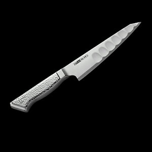 グレステン プロフェッショナルナイフステンレスハンドル 415TMホネスキ15cm【送料無料/新潟の包丁/ディンプル/高級包丁/一流シェフ愛用/驚きの切れ味/トマトがきれいに切れる/刃離れ/日