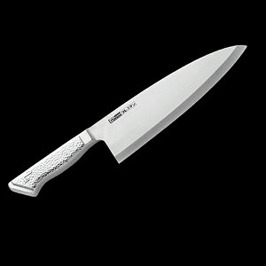 グレステン ホームキッチンナイフステンレスハンドル 220WM出刃 20cm【送料無料/新潟の刃物/新潟の包丁/高級包丁/一流シェフ愛用/驚きの切れ味/衛生的なステンレスハンドル/日本製】モデ