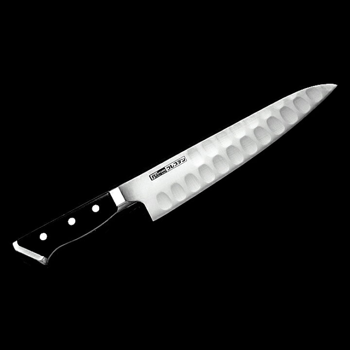 楽天市場】グレステン プロフェッショナルナイフ積層強化木ツバ付 