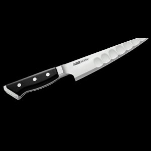 グレステン プロフェッショナルナイフ積層強化木ツバ付ハンドル 415TKホネスキ15cm【送料無料/新潟の刃物/ディンプル/高級包丁/一流シェフ愛用/驚きの切れ味/トマトがきれいに切れる/刃離