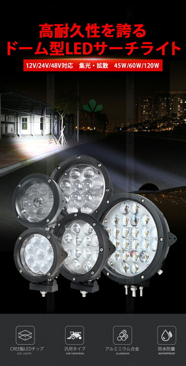 楽天市場】作業灯 LED LED作業灯 ワークライト LEDワークライト 【3台  