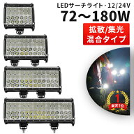 楽天ランキング1位！ led作業灯ワークライト 高輝度 LED作業灯 12V 24V対応【最大14ヵ月保証】72W 108W 1…