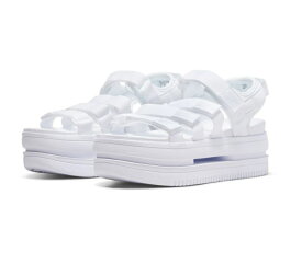 ナイキ レディース 厚底 サンダル ウィメンズ アイコン クラシック DH0223-100 NIKE W ICON CLASSIC 女性 限定 白 ホワイト 白 黒 かわいい 正規品 22cm 23cm 24cm 25cm 26cm