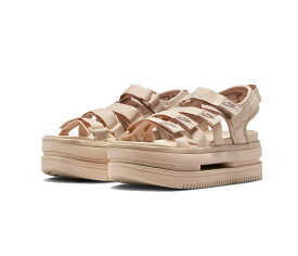 ナイキ レディース 厚底 サンダル ウィメンズ アイコン クラシック DH0223-102 NIKE W ICON CLASSIC 女性 限定 白 ベージュ ブラウン かわいい 正規品 22cm 23cm 24cm 25cm