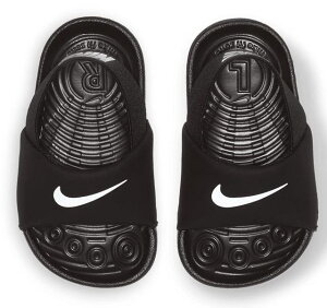 ナイキ NIKE ナイキ カワスライドTD BV1094-001 ブラック ホワイト ベビー キッズ サンダル ウォーターシューズ アクアシューズ かわいい かっこいい おしゃれ 黒 子供靴 水陸両用 海水浴 キャン