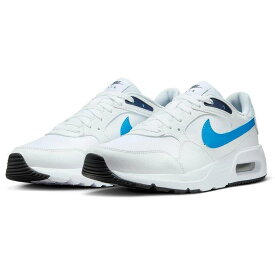 ナイキ メンズ エアマックス SC NIKE AIR MAX SC CW4555-113 スニーカー ランニング 軽量 運動靴 男性 おしゃれ トレーニングシューズ かっこいい ジム 運動会 健康 ホワイト ブルー サックス 青 白 25cm 25.5cm 26cm 26.5cm 27cm 28cm