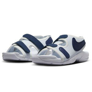 ナイキ サンレイ アジャスト 6 GS DX5544-003 グレー ネイビー ブラック ジュニア キッズ サンダル ウォーターシューズ アクアシューズ かっこいい かわいい おしゃれ ベルクロ 子供靴 水陸両用