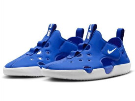 ナイキ NIKE サンレイ プロテクト 4 PS HF6277-400 ブルー ホワイト ジュニア キッズ サンダル ウォーターシューズ アクアシューズ かっこいい 子供靴 水陸両用 海水浴 キャンプ 白 青 男の子 限定 17cm 18cm 19cm 20cm 21cm 22cm【あす楽対応_北陸】