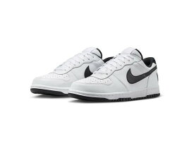 ナイキ スニーカー メンズ ビッグナイキ NIKE BIG ロー ホワイト ブラック ローカット 355152-109 大きいサイズ 運動靴 定番 クラシック カジュアル 黒 白 真っ白 通学 かっこいい 軽量モデル 25cm 25.5cm 26cm 26.5cm 27cm 28cm 28.5cm 29cm