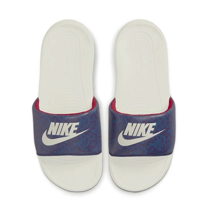 楽天市場 大きいサイズ メンズ ナイキ 低反発 シャワー サンダル ビクトリーワン スライド プリント 9678 403 Nike W Victori One Slide 男性 限定 柄 黒 白 ロゴ ブラック ホワイト ブルー かっこいい かわいい ベナッシ 正規品 限定 大きいサイズ 29cm 31cm