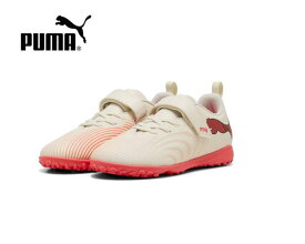 プーマ PUMA フューチャー 9 プレイ TT V JR 109200-01 ジュニア シューズ スニーカー 子供靴 サッカートレーニング 人工芝 室内ブラック ホワイト レッド フットサル 男の子 かっこいい 17cm 18cm 19cm 20cm 21cm 22cm 22.5cm【あす楽対応_北陸】