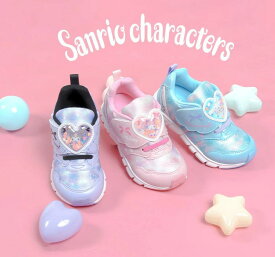 サンリオ マイメロディ クロミ シナモンロール 女の子 軽量 C038 キッズ スニーカー 軽い ピンク サックス ブラック 新作 靴 フリル かわいい リボン キラキラ ムーンスター クリスマス プレゼント 12186704 12186701 12186709 14cm 15cm 16cm 17cm 18cm 19cm 送料無料